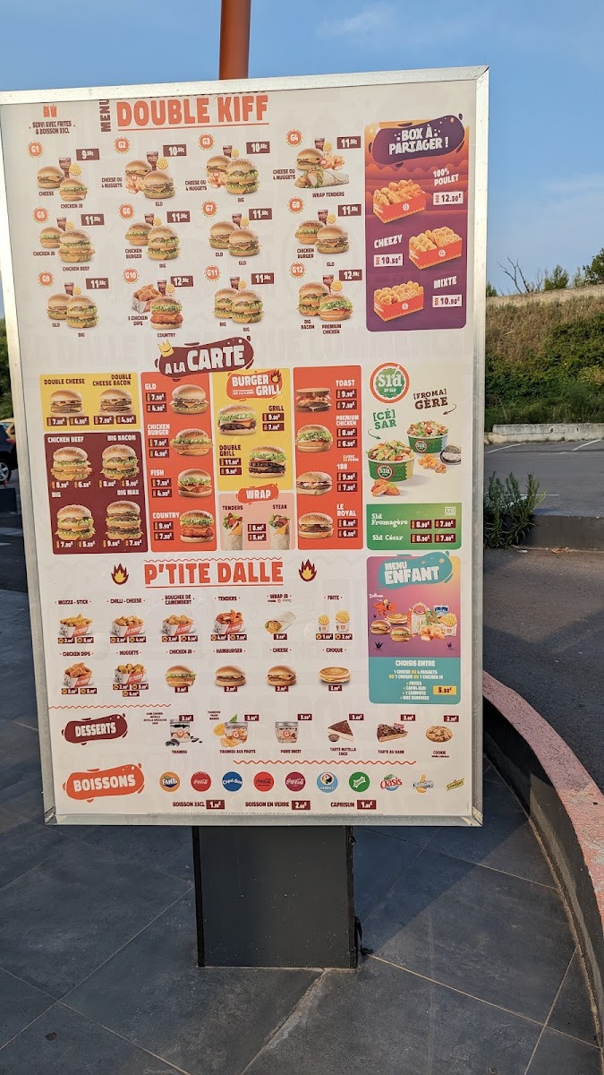 Menu G La Dalle - Plan De Campagne-7