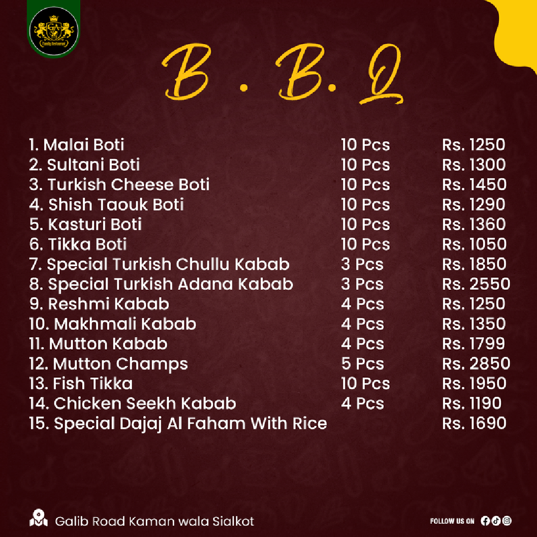 Menu G.a Family Restaurant-6