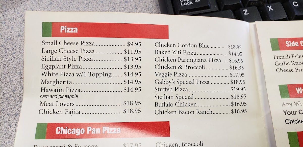 Menu Gabby's Pizza-7