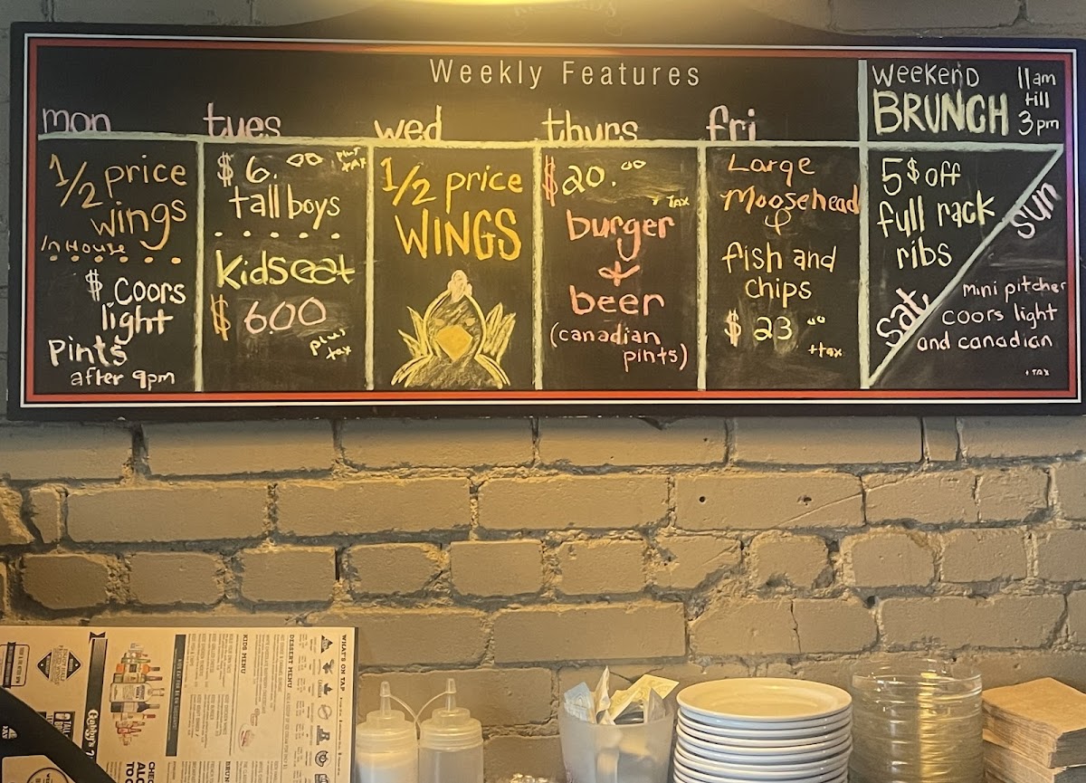 Menu Gabby's-1