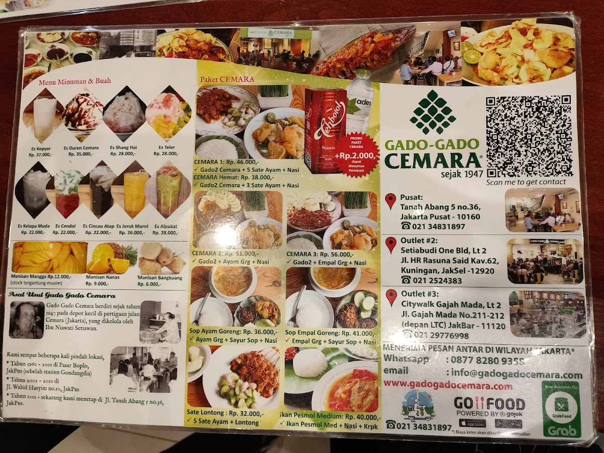 Menu Gado Gado Cemara Setiabudi One-3