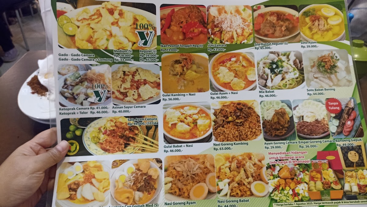 Menu Gado Gado Cemara Setiabudi One-5