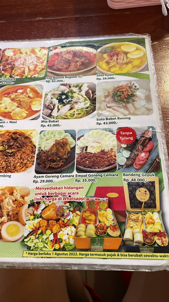 Menu Gado Gado Cemara Setiabudi One-6