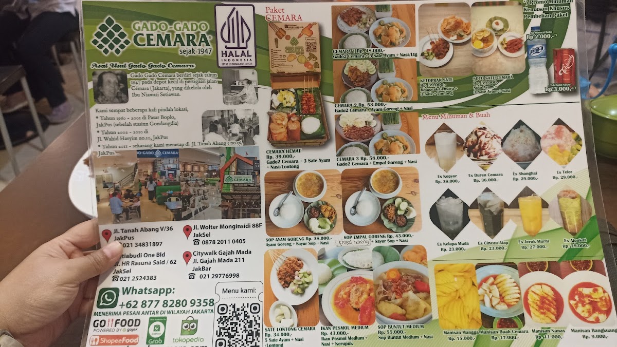 Menu Gado Gado Cemara Setiabudi One-7