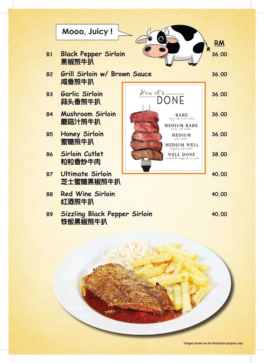 Menu Gaga Western & Eastern Corner Restaurant-3