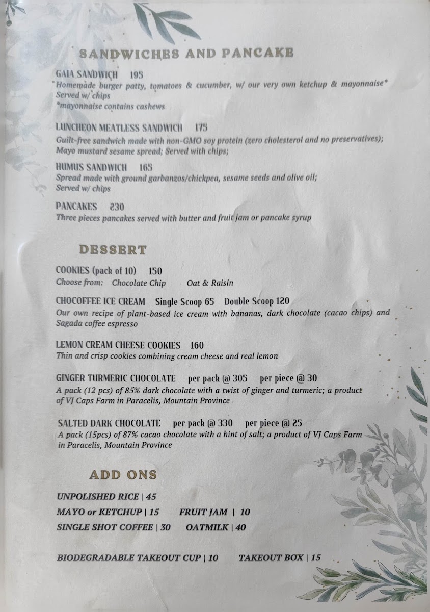 Menu Gaia Cafe-2