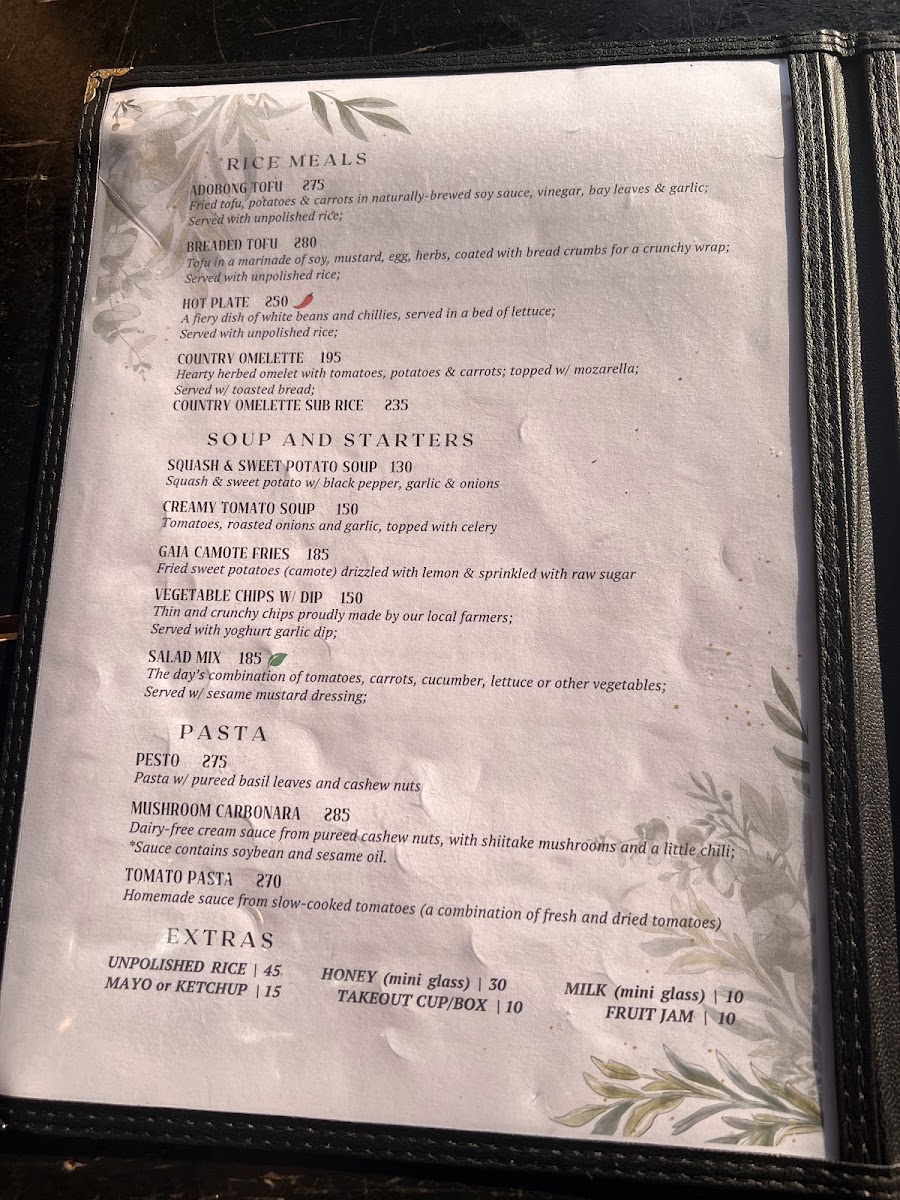 Menu Gaia Cafe-7