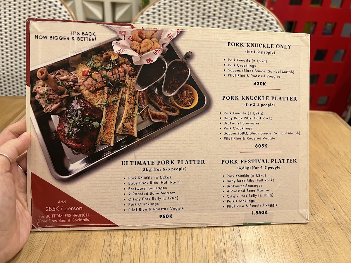 Menu Gaise Brunch & Bistro Pik-10