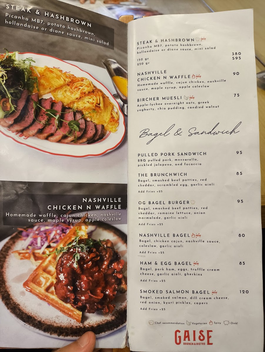Menu Gaise Brunch & Bistro Pik-4