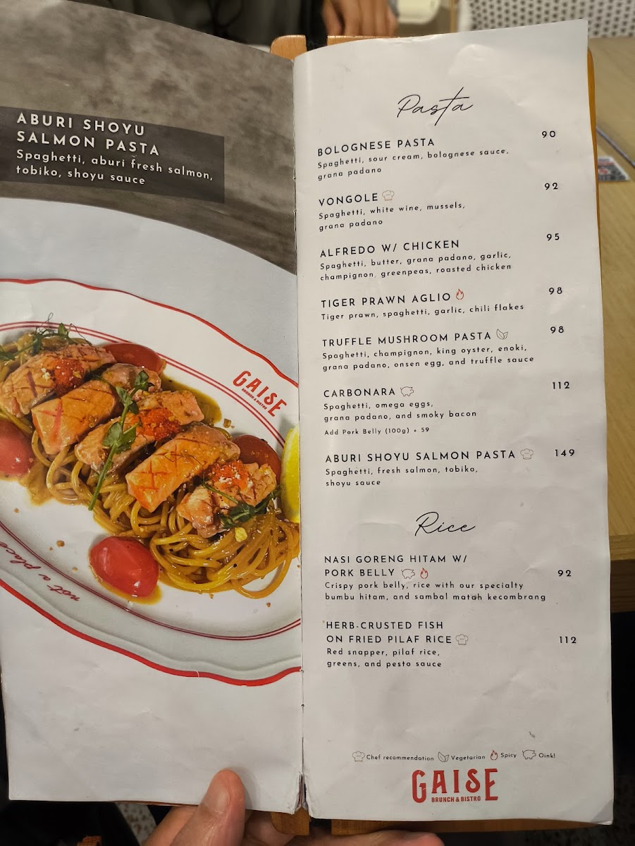 Menu Gaise Brunch & Bistro Pik-5