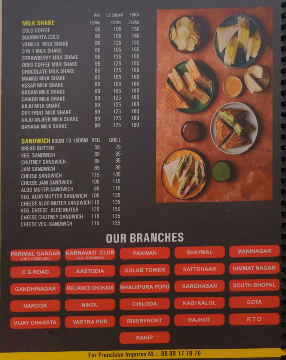 Menu Gajanand Pauva House-4