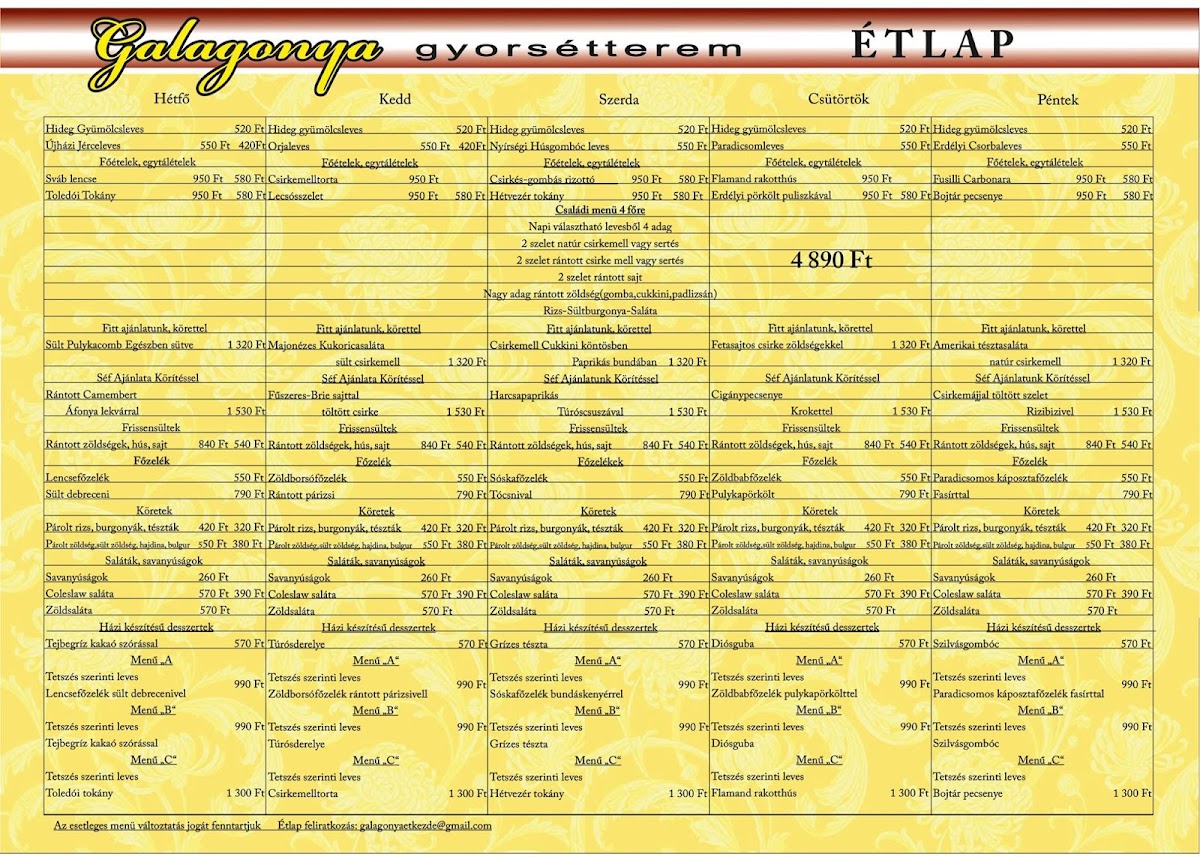 Menu Galagonya Grill Sarok-1