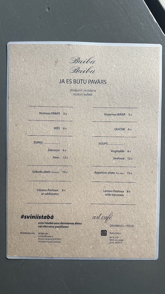 Menu Galerija Istaba-3