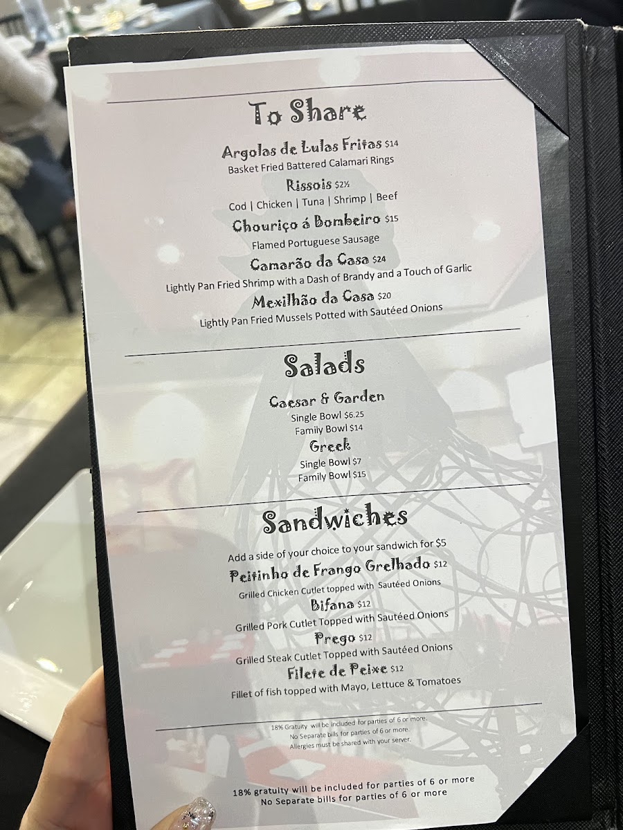 Menu Galina's Bbq Churrasqueira-1