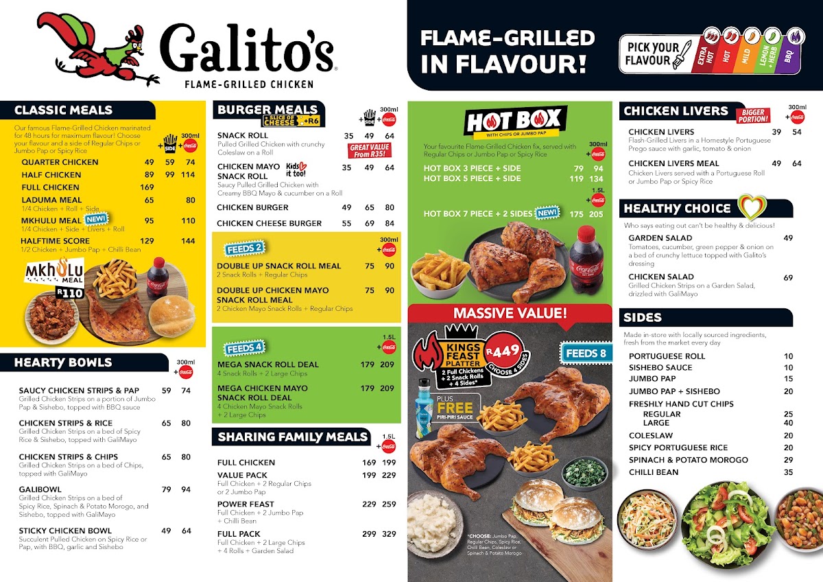 Menu Galito's Kriel Mall-1
