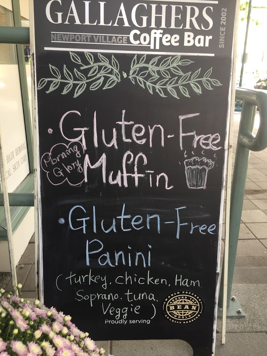 Menu Gallagher's Coffee Bar & Cafe-6