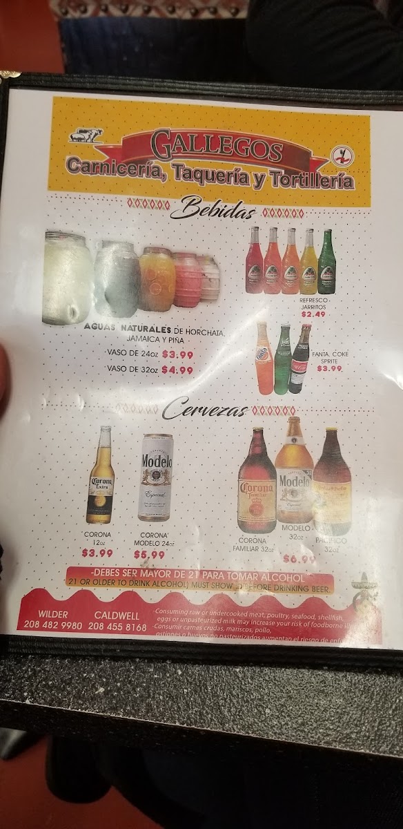 Menu Gallegos Meat Market-10
