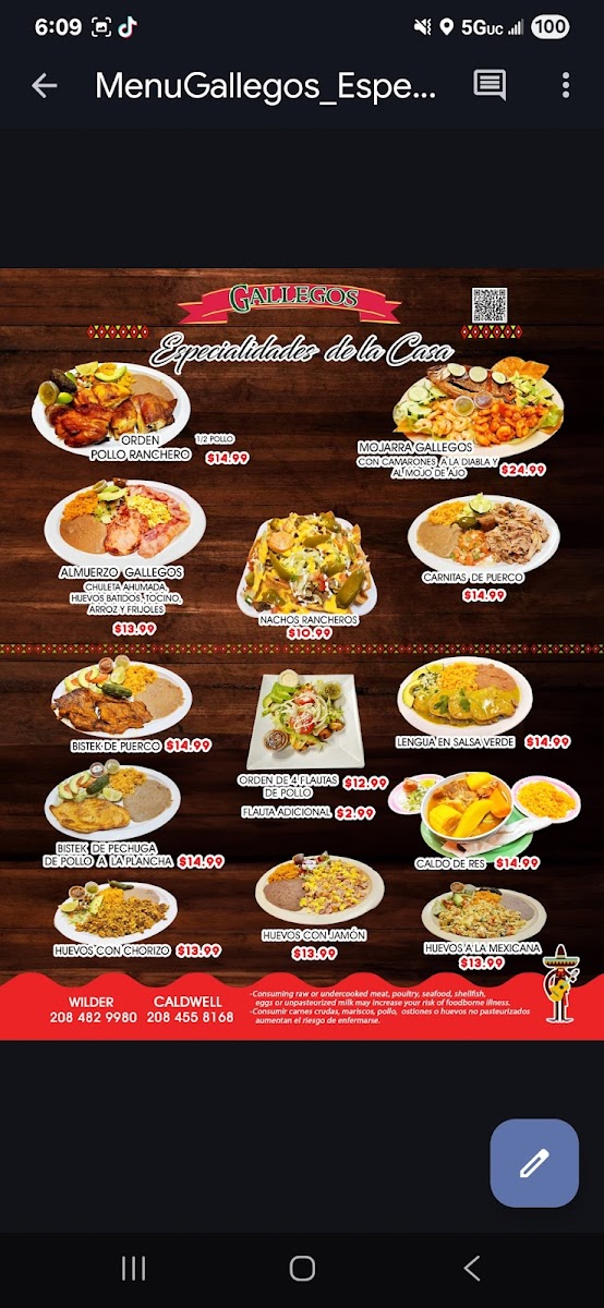 Menu Gallegos Meat Market-3