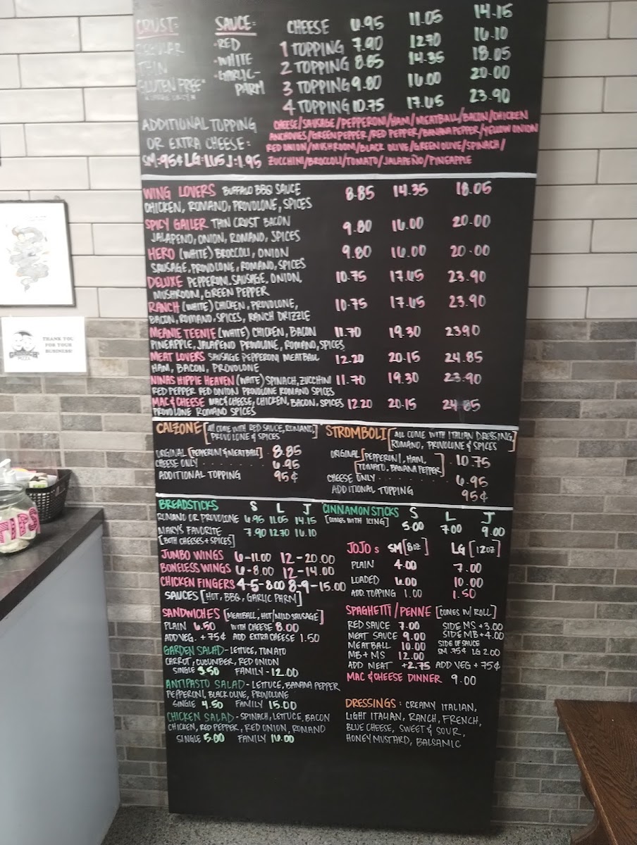 Menu Galluch's Pizza Inc-2