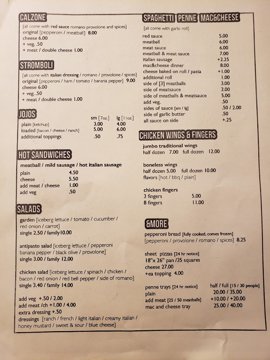 Menu Galluch's Pizza Inc-5