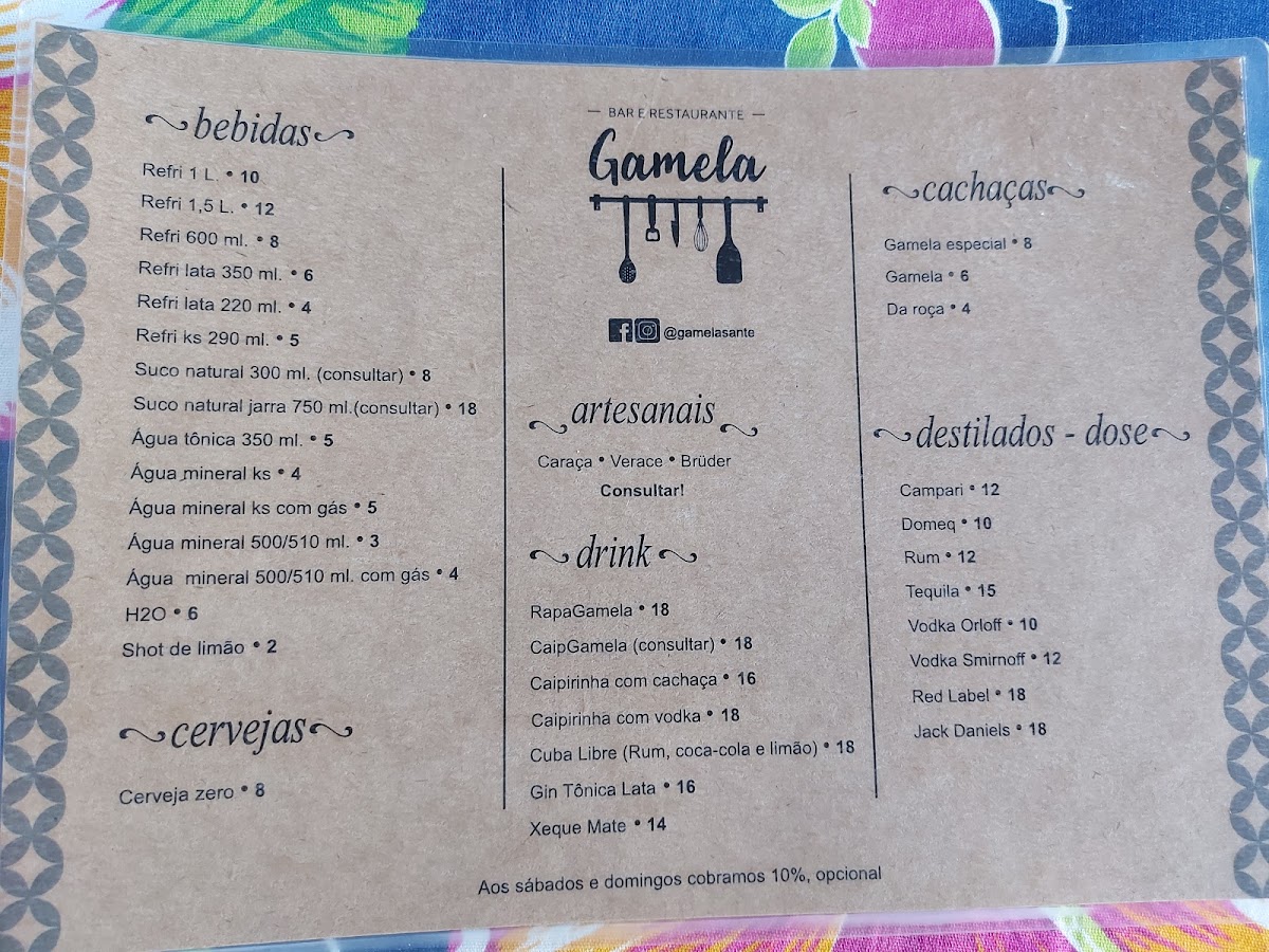 Menu Gamela-4