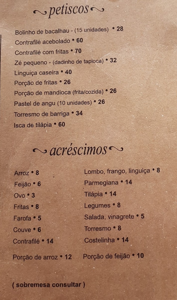 Menu Gamela-9