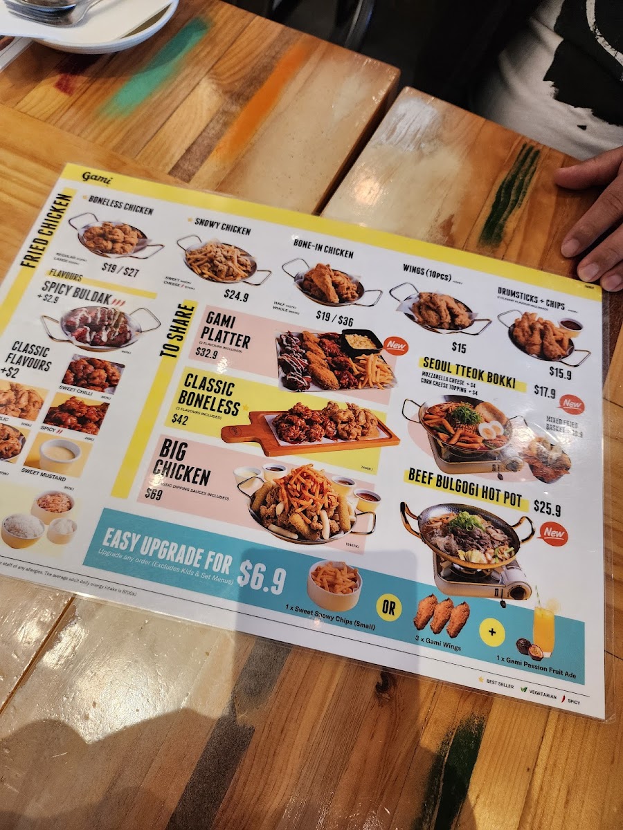 Menu Gami Chicken & Beer Tarneit-2