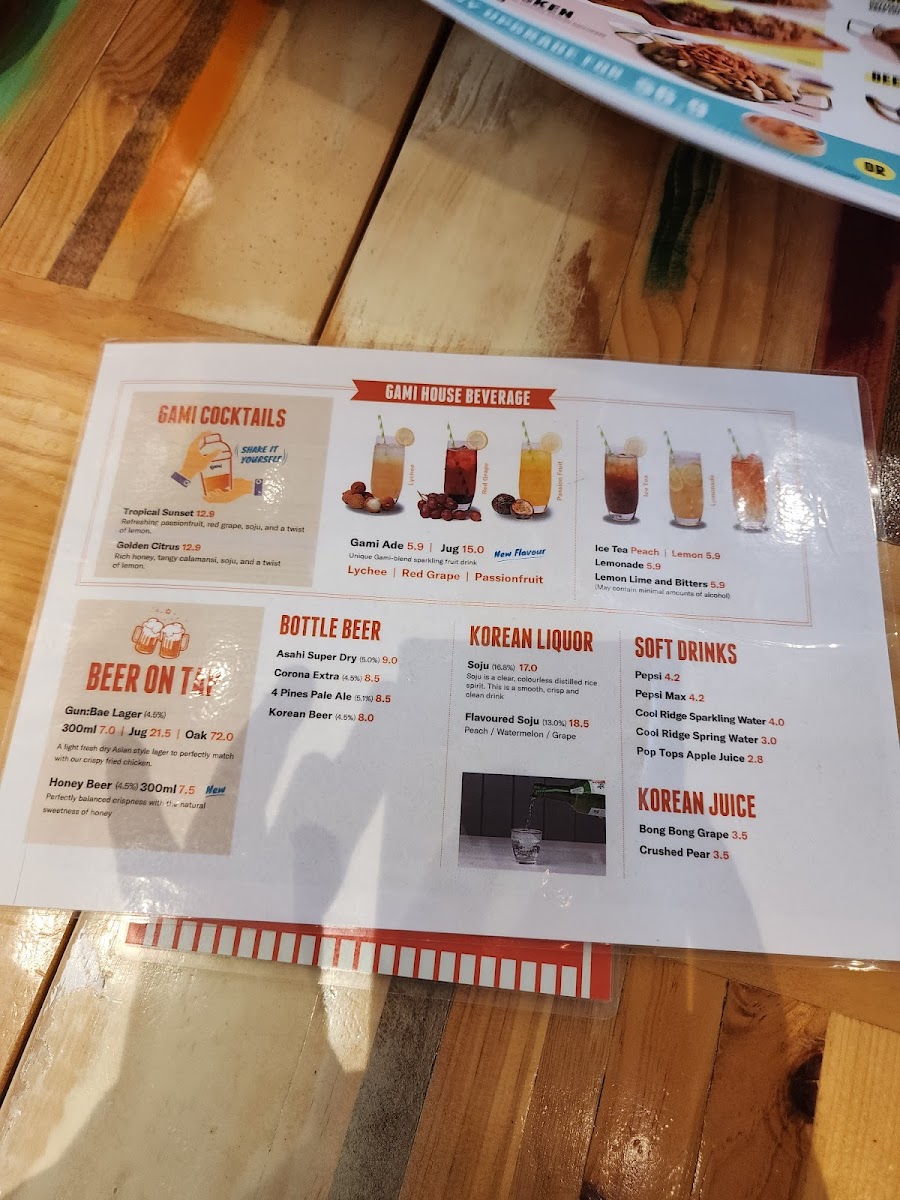 Menu Gami Chicken & Beer Tarneit-4