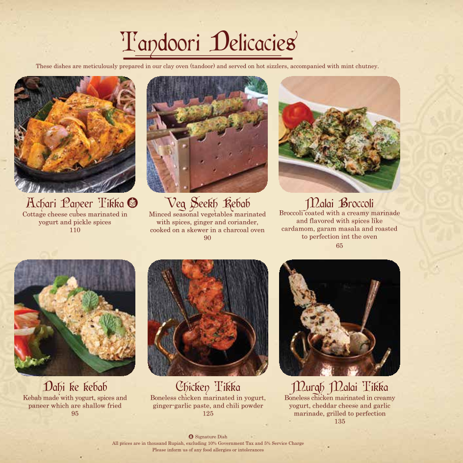 Menu Ganesha Ek Sanskriti Ubud (Traditional Indian Cuisine & Bar)-5