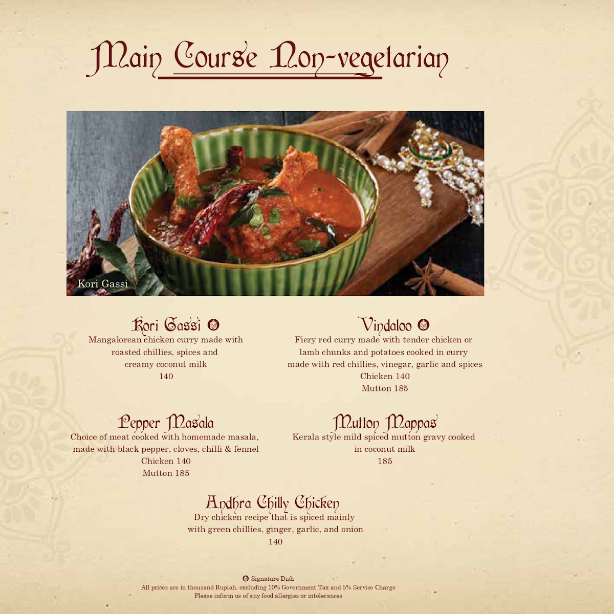 Menu Ganesha Ek Sanskriti Ubud (Traditional Indian Cuisine & Bar)-9