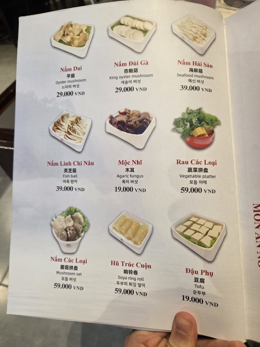 Menu Gang Yu Hot Pot Nha Trang 港渝火锅芽庄店(Lẩu Trung Hoa/나트랑 샤브샤브)-2