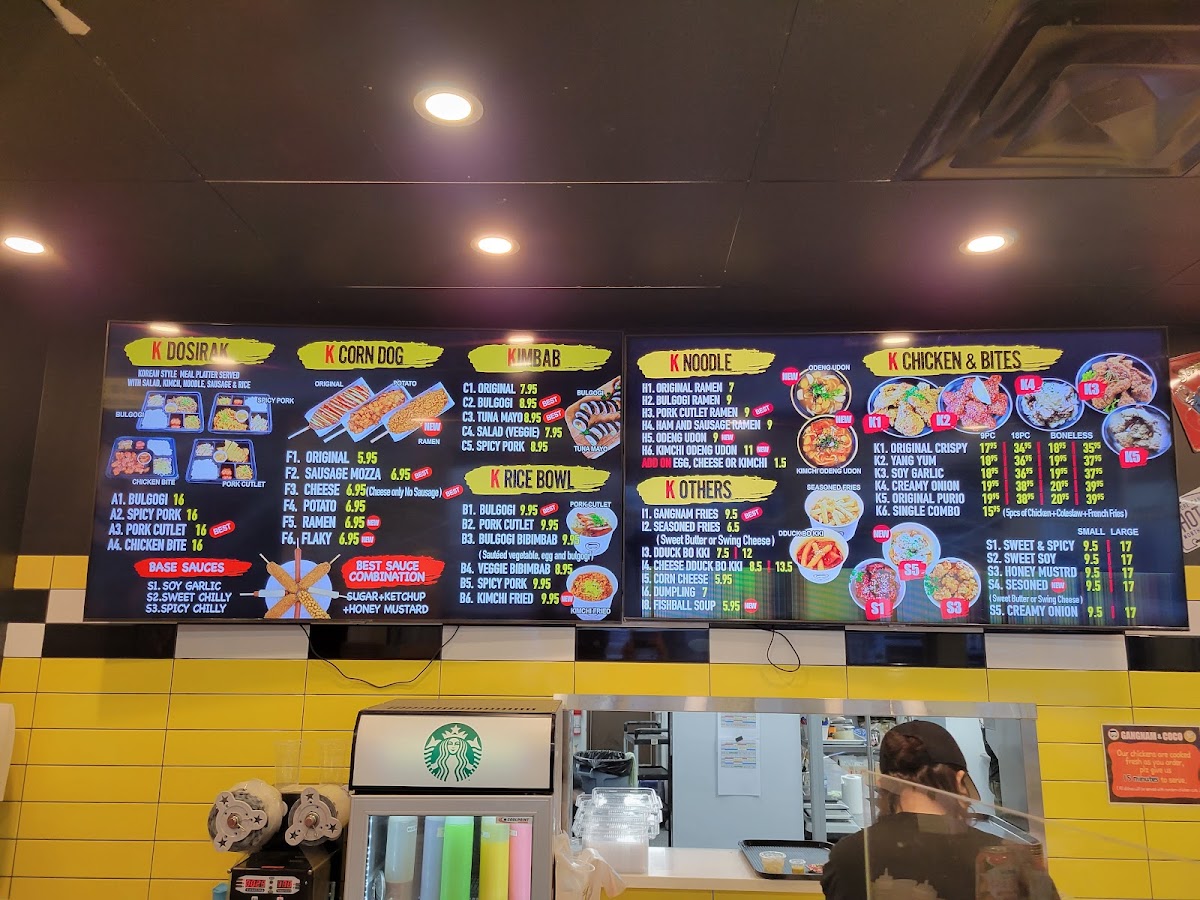 Menu Gangnam & Coco Red Deer-9