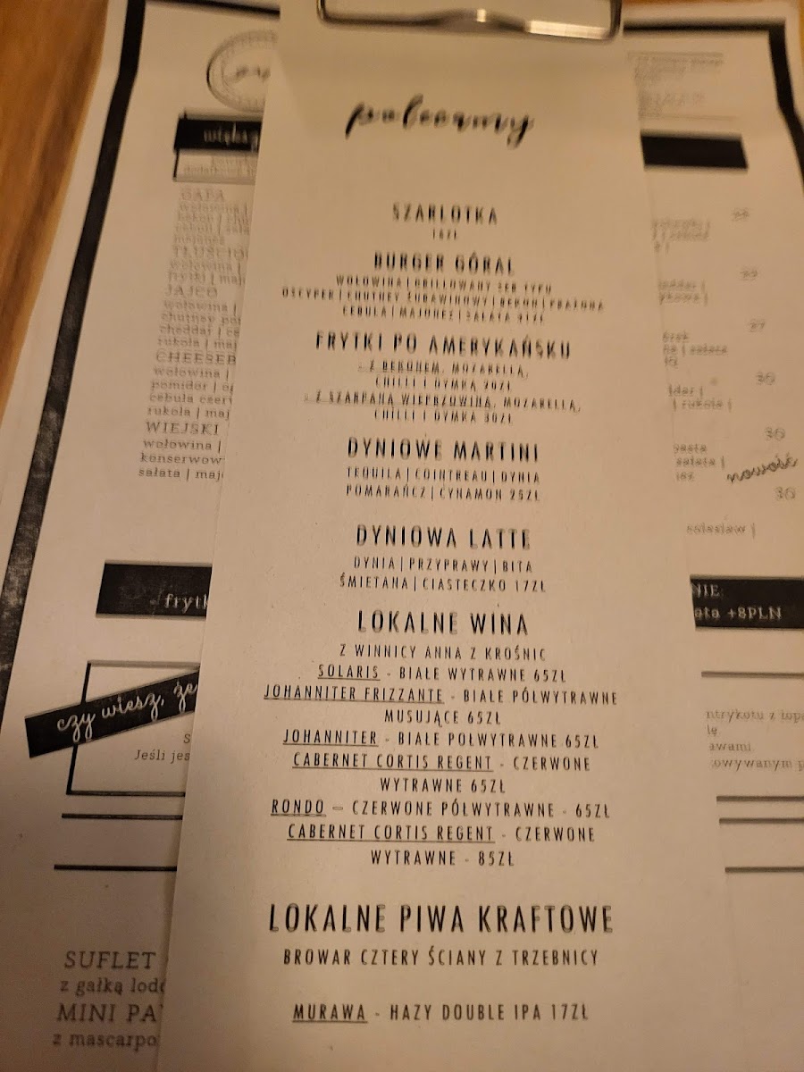 Menu Gapa - Restauracja I Pub-5