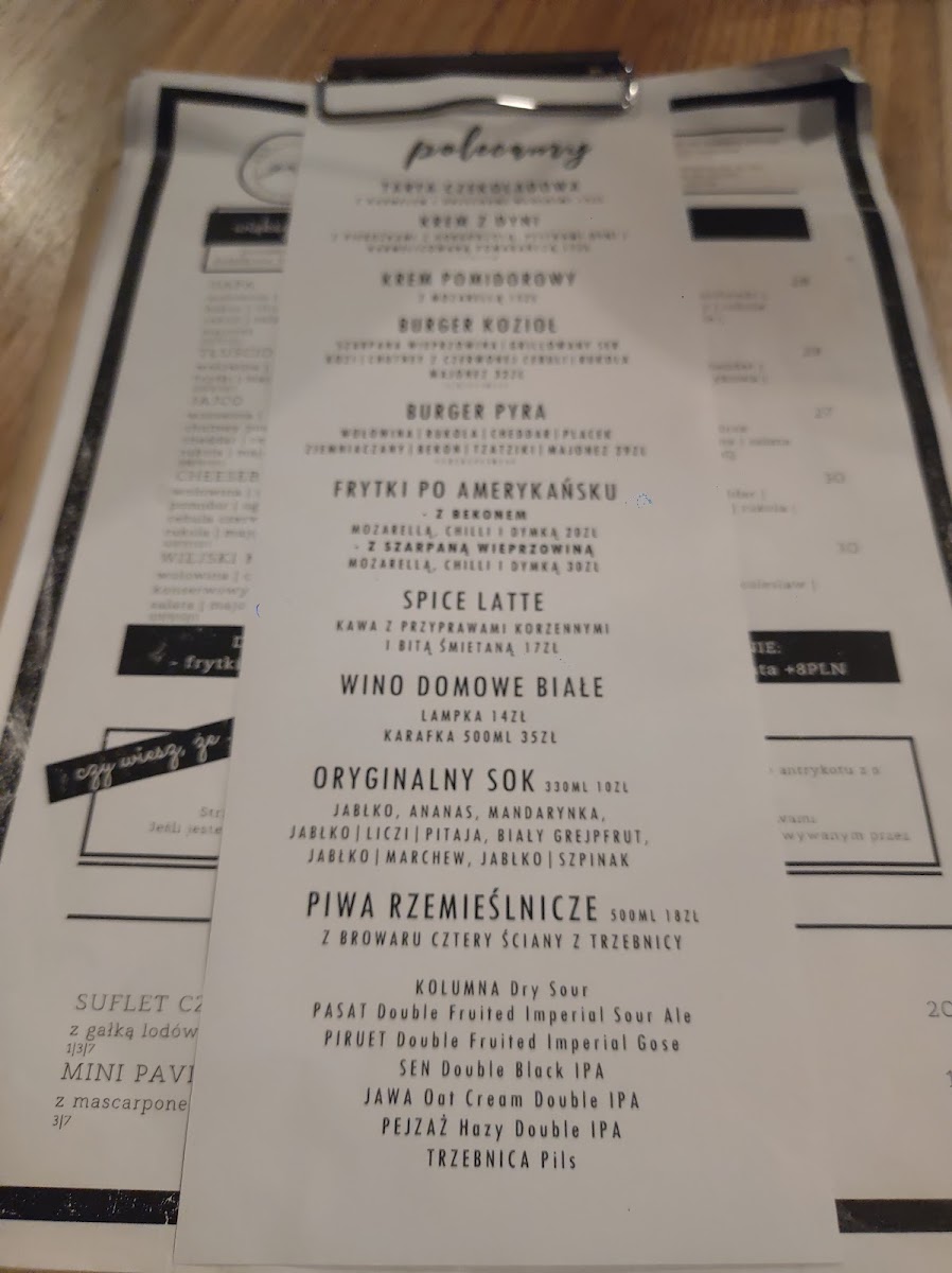 Menu Gapa - Restauracja I Pub-6