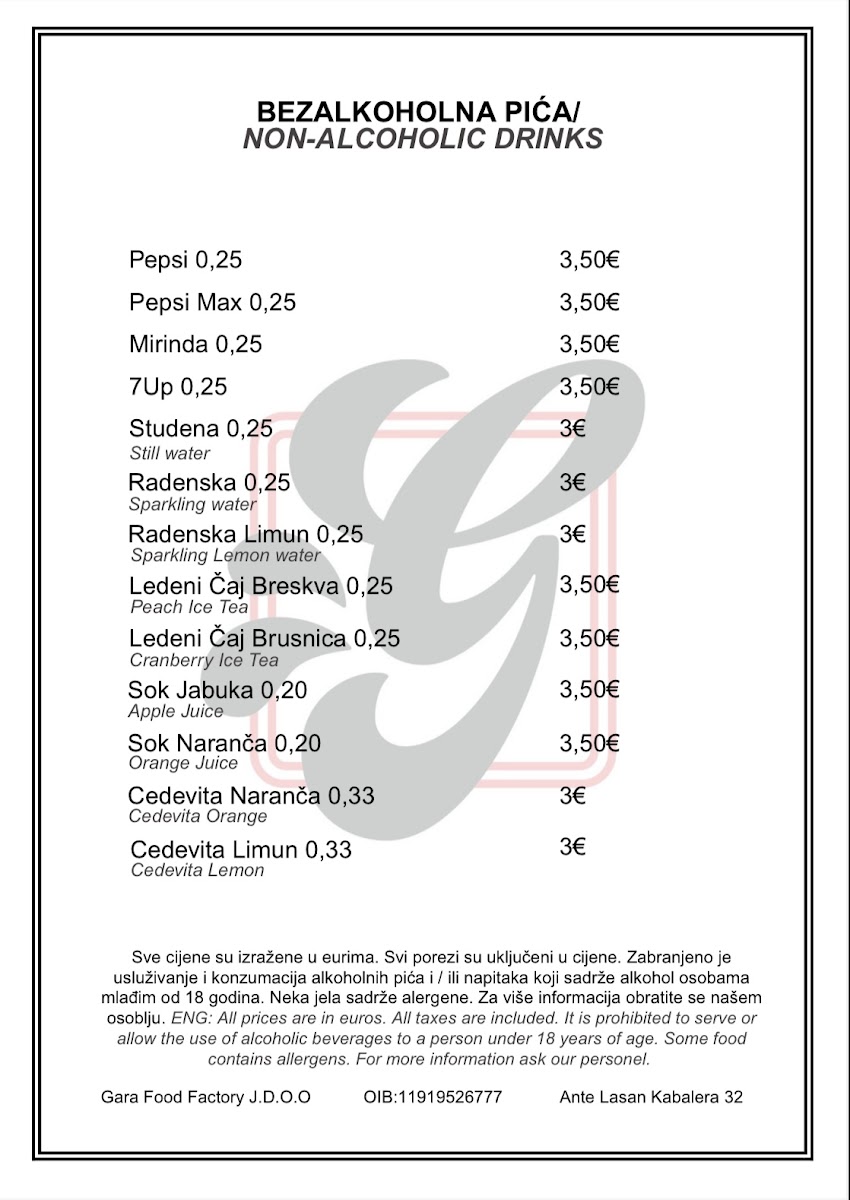 Menu Gara Burger House-2