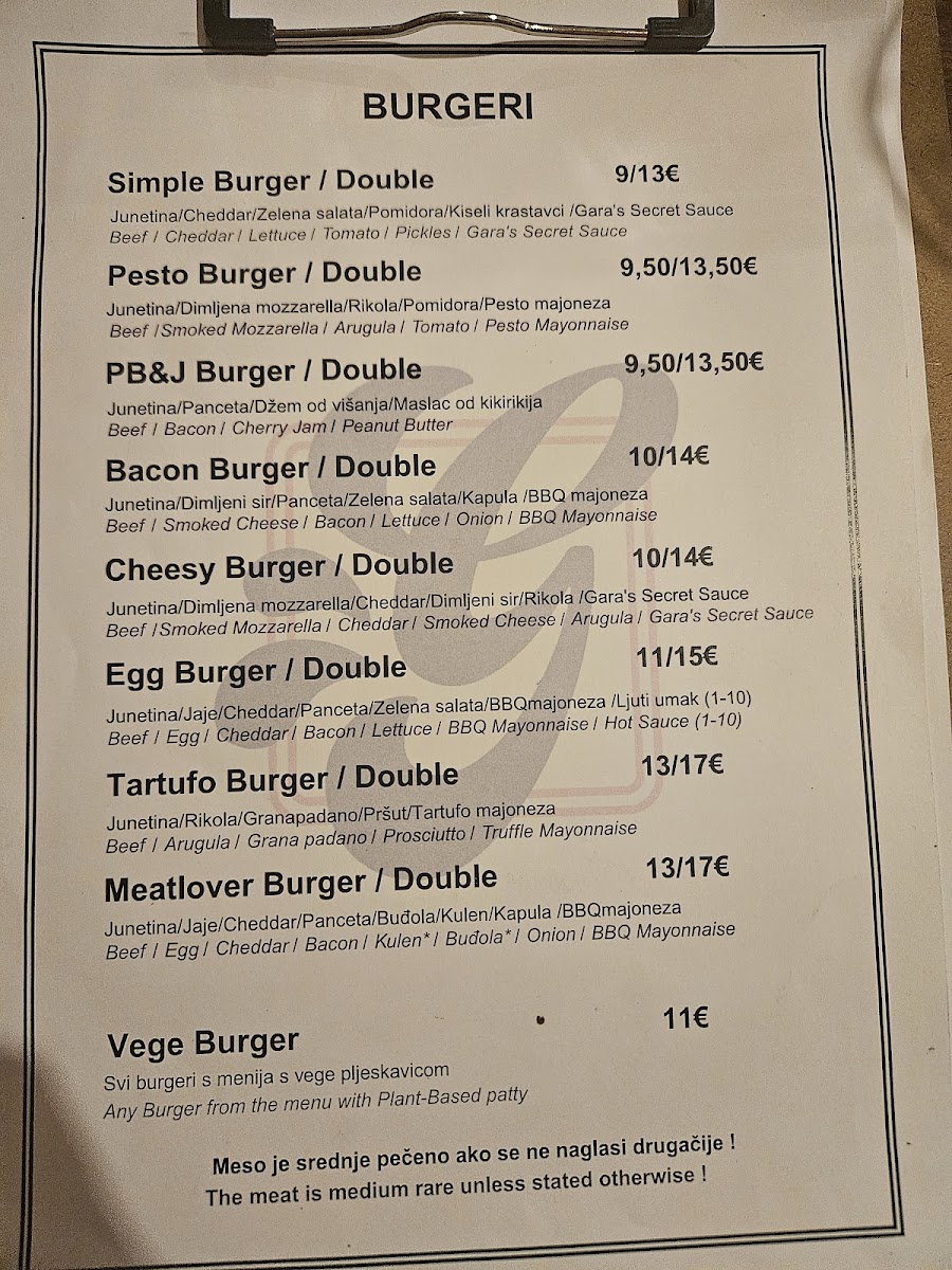 Menu Gara Burger House-6