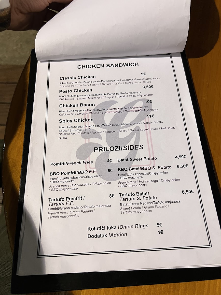Menu Gara Burger House-7