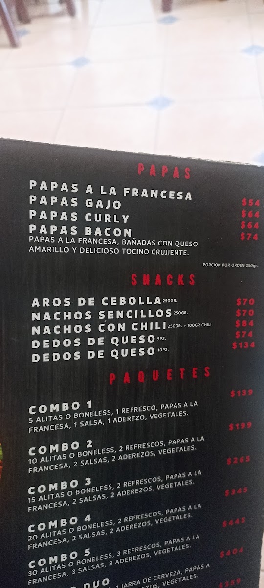 Menu Garage 51-2