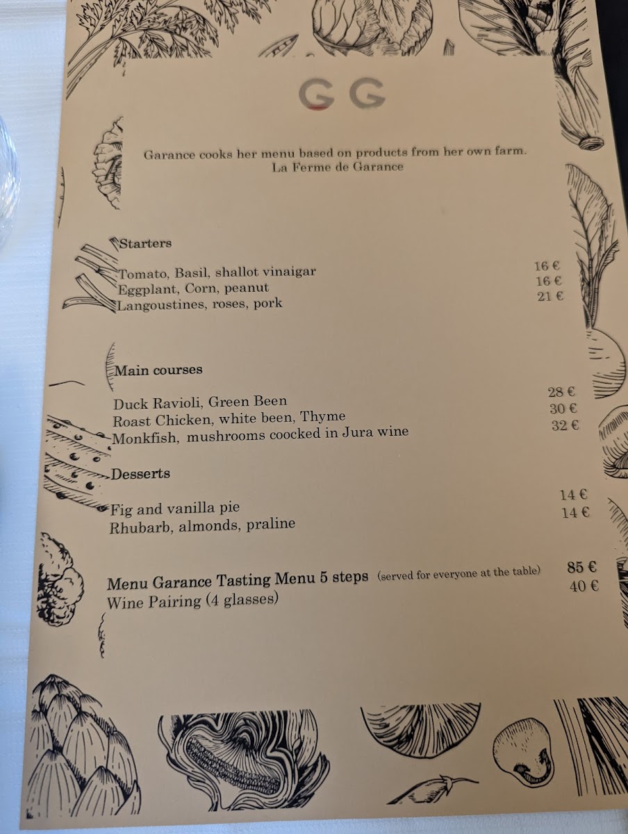 Menu Garance-4