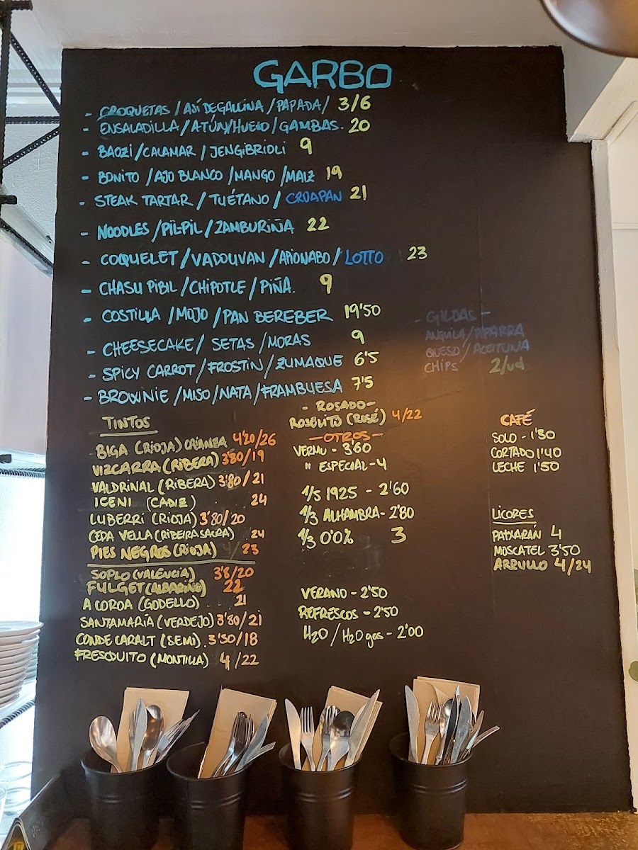 Menu Garbo-2
