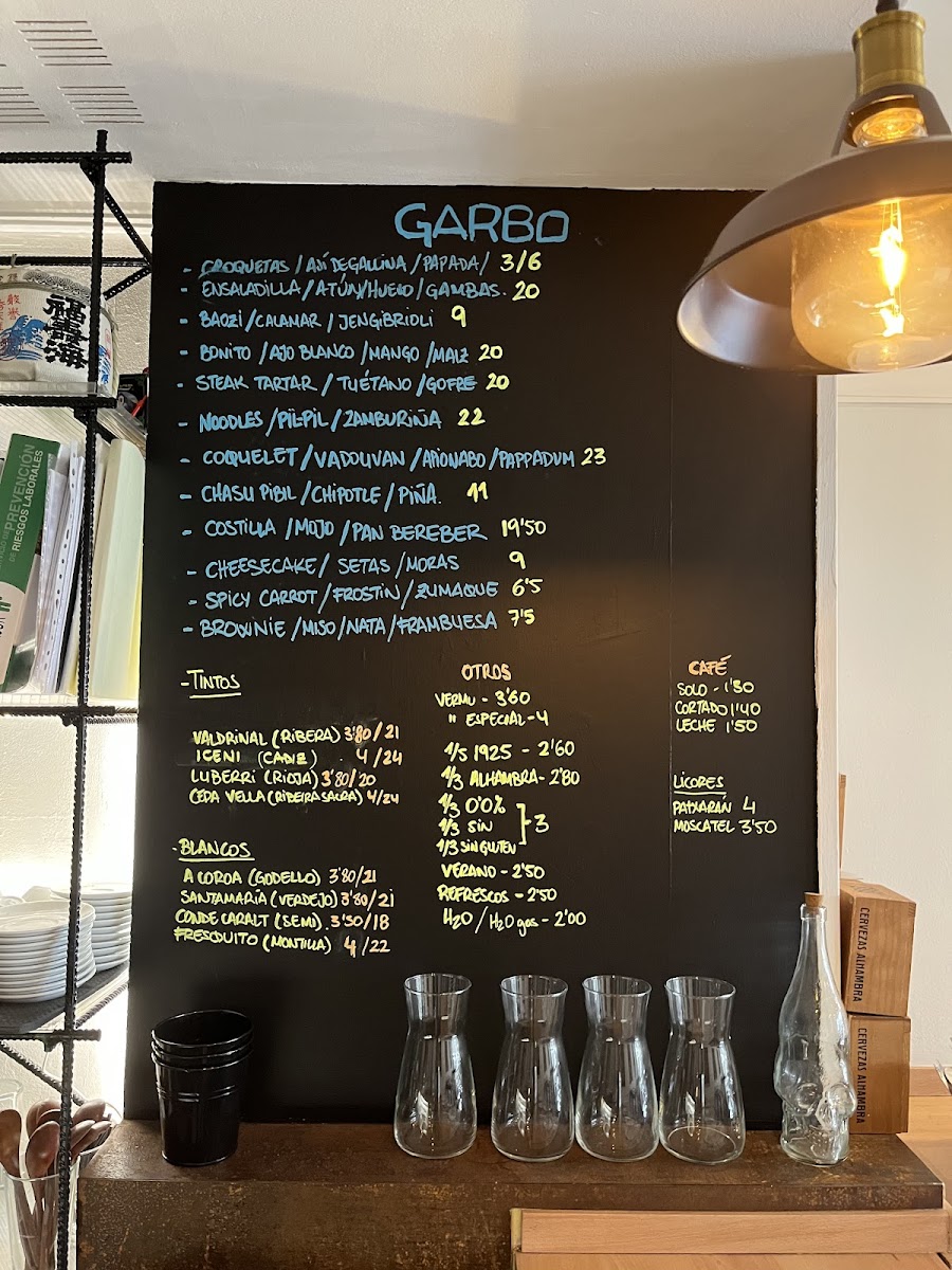 Menu Garbo-3