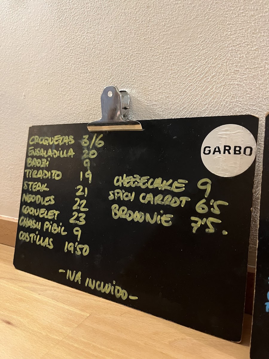 Menu Garbo-4