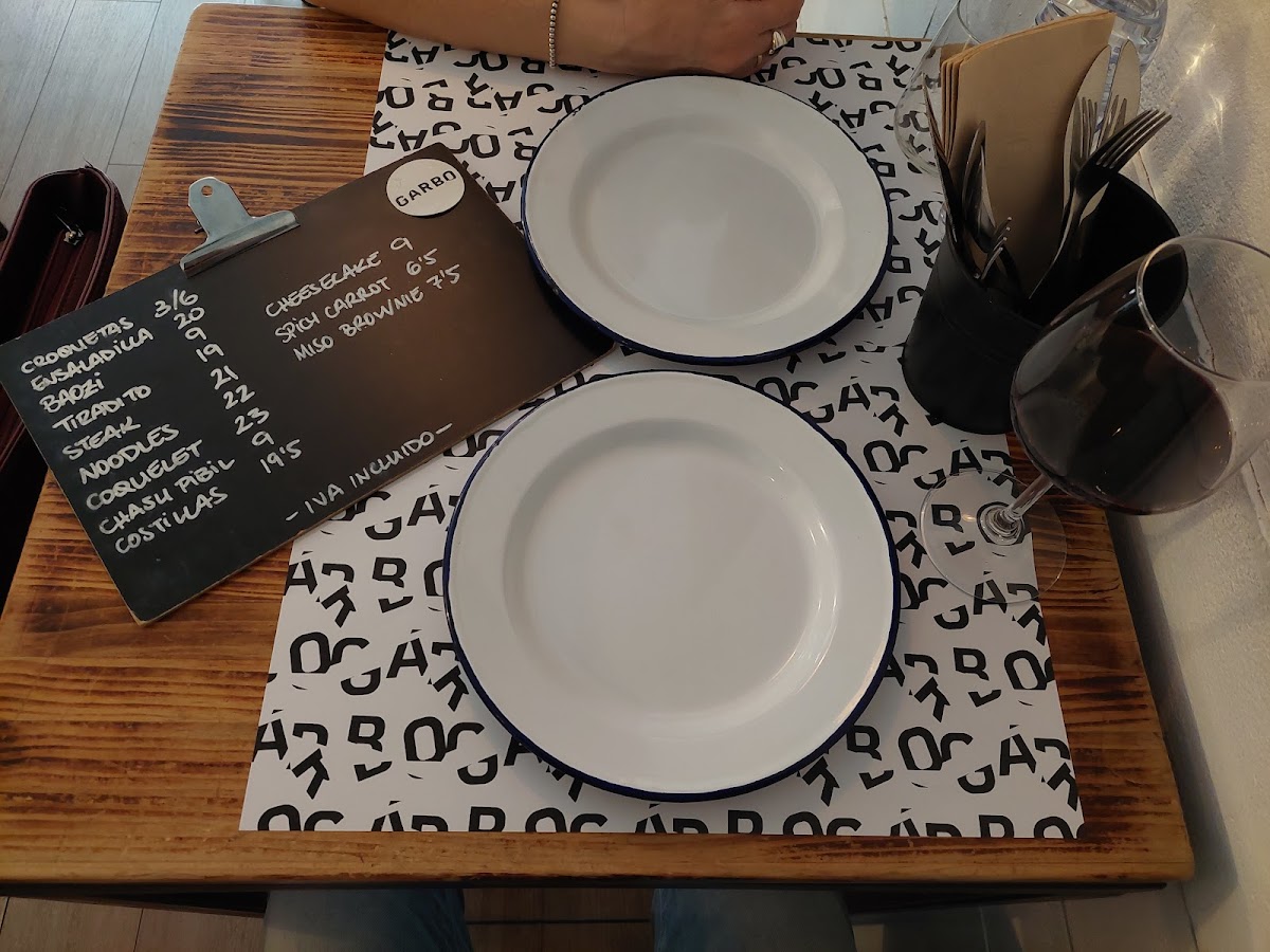 Menu Garbo-9