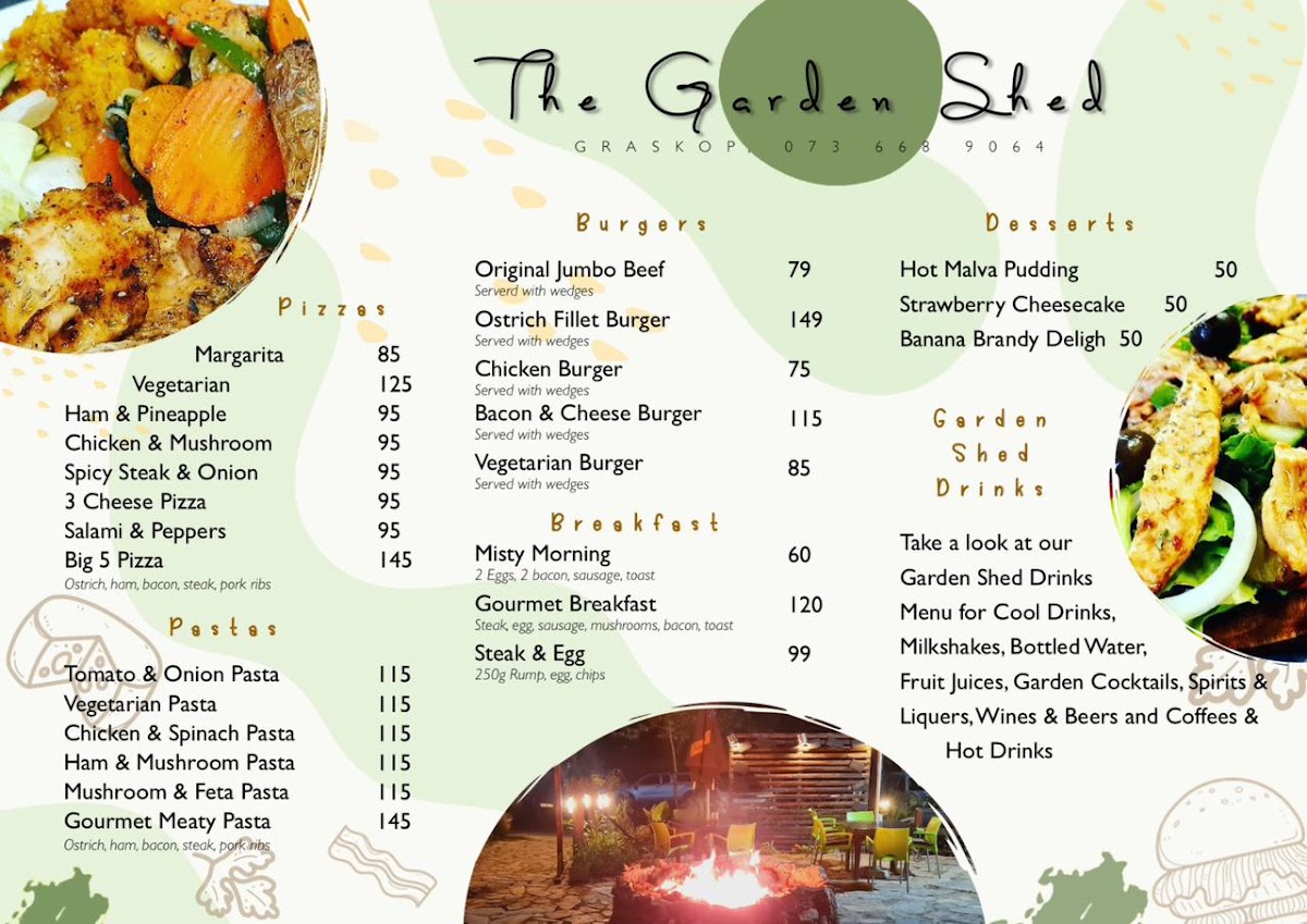 Menu Garden Shed Restaurant-10