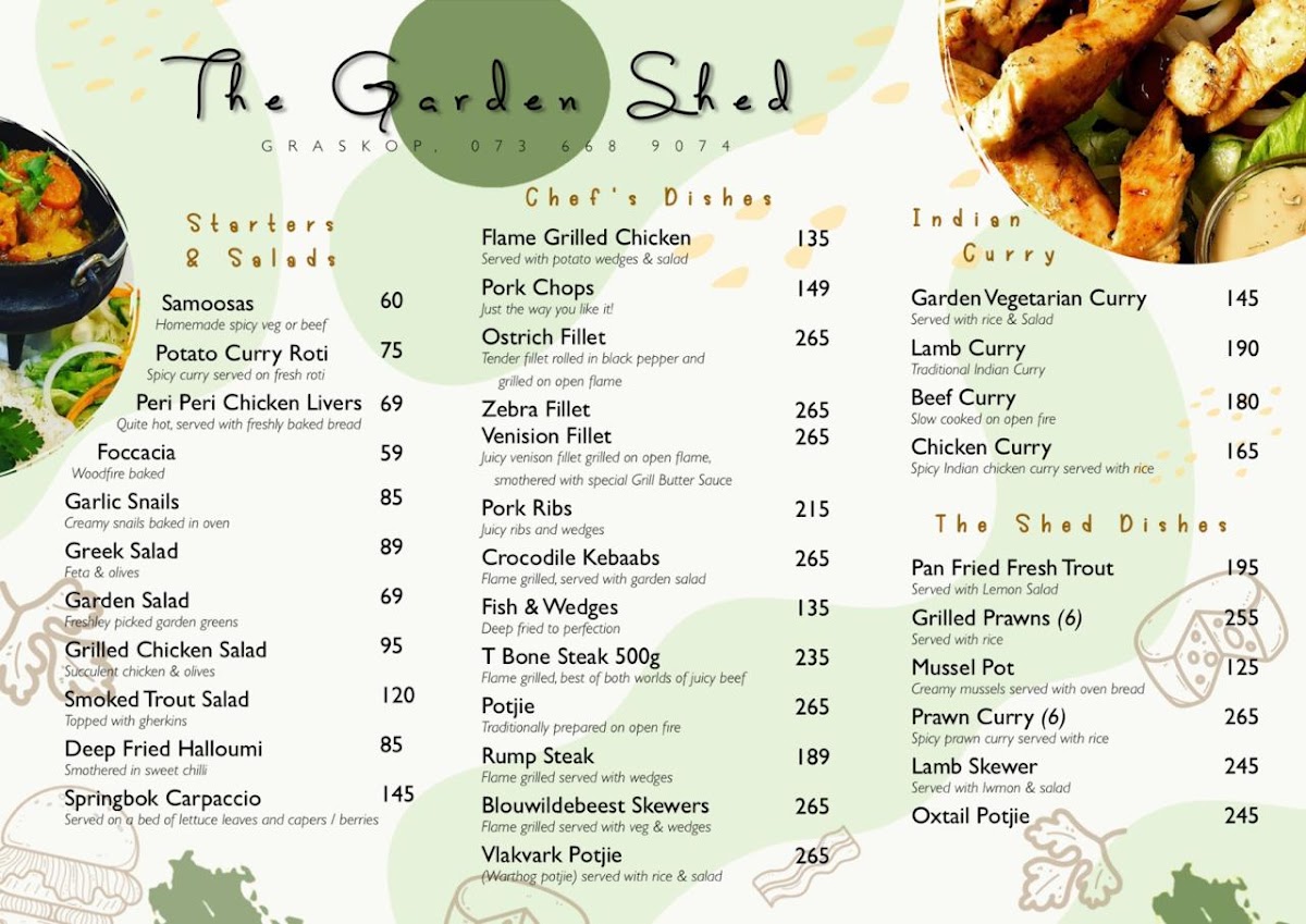 Menu Garden Shed Restaurant-3