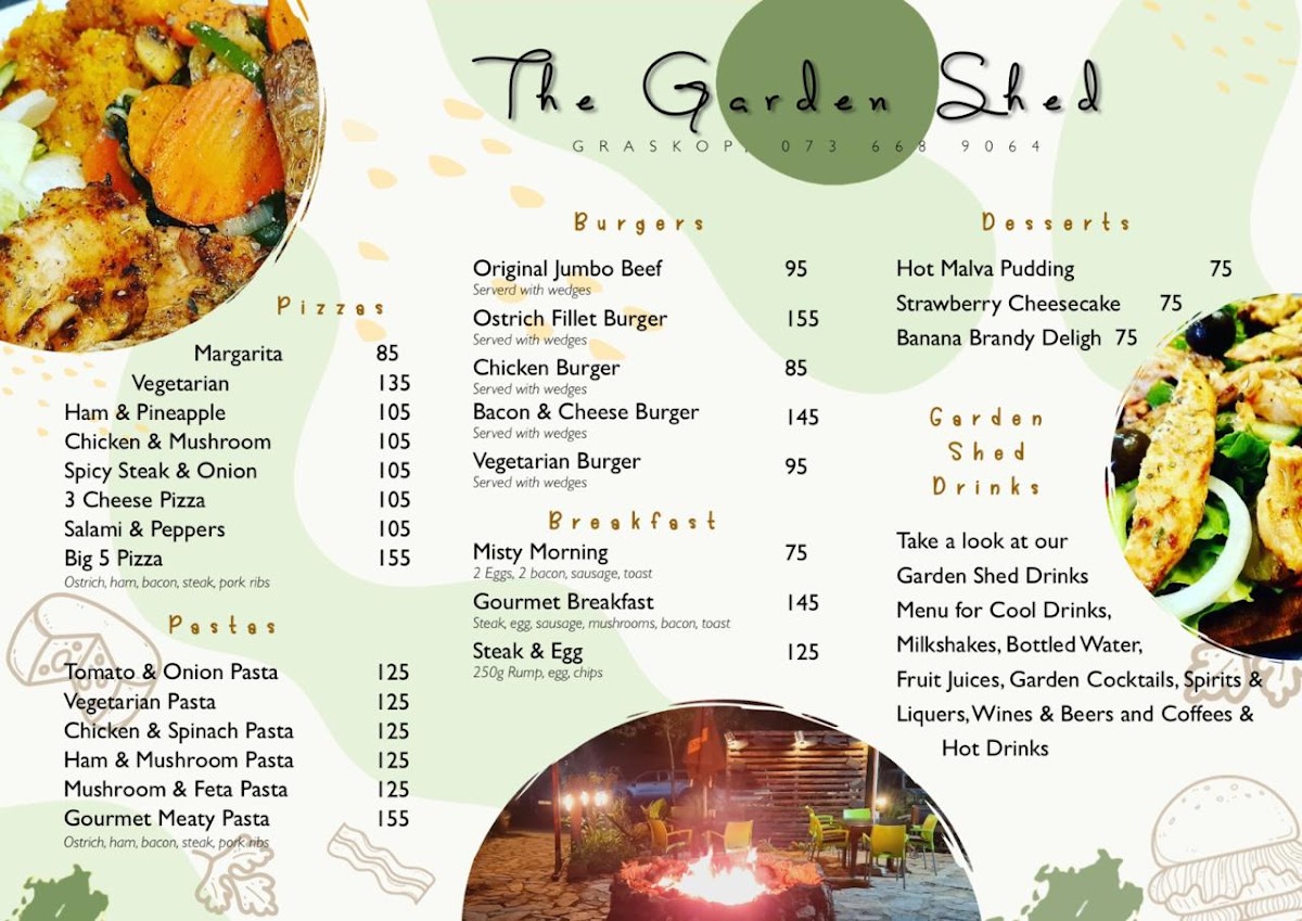 Menu Garden Shed Restaurant-4