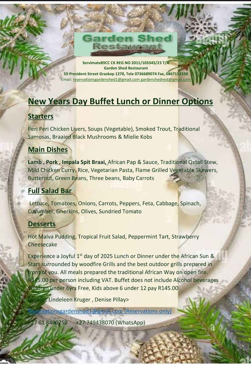 Menu Garden Shed Restaurant-6
