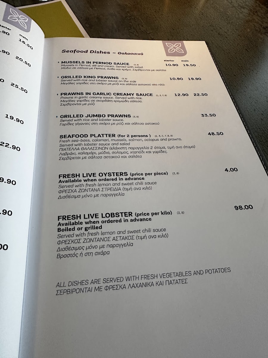 Menu Gardens Restaurant-1