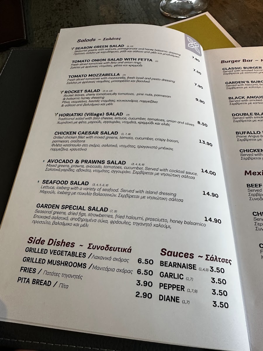 Menu Gardens Restaurant-3