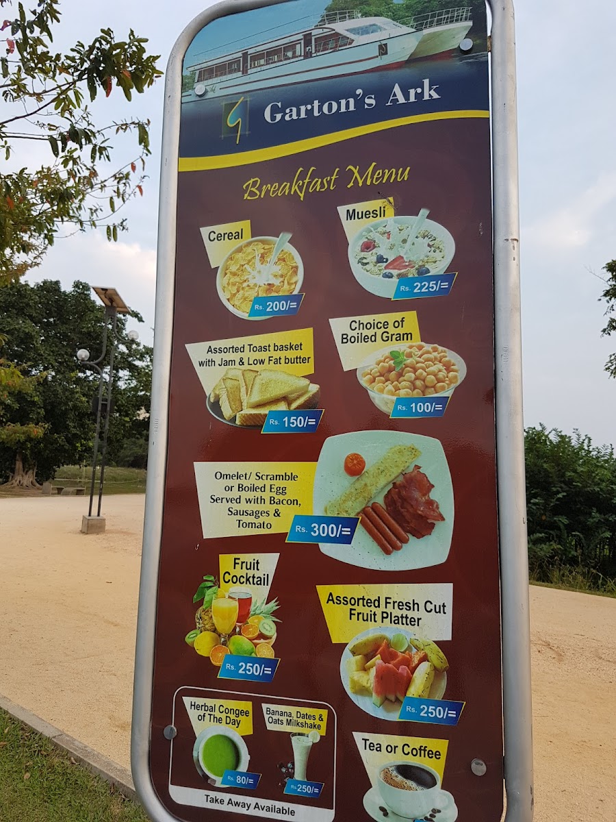 Menu Garton's Ark Restaurant-8